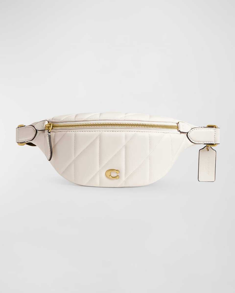 Pillow Quilted Leather Belt Bag