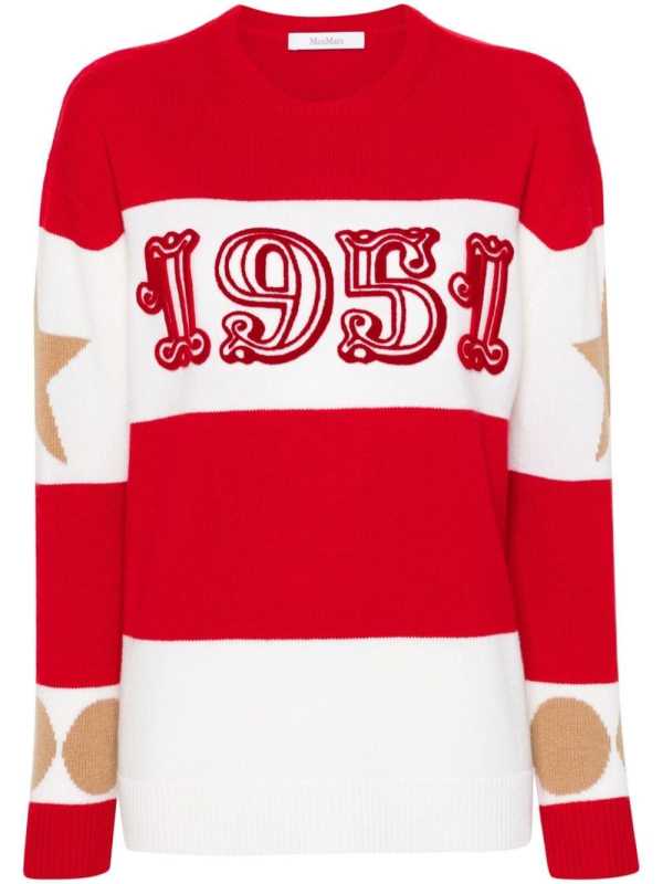 Dirce striped knitted jumper