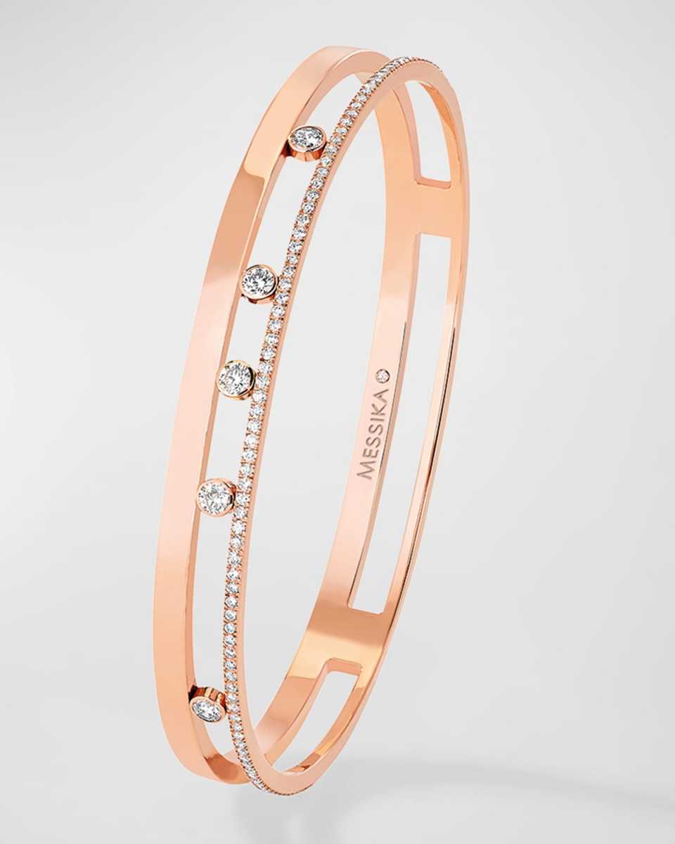 MOVE ROMANE 18K ROSE GOLD DIAMOND BRACELET