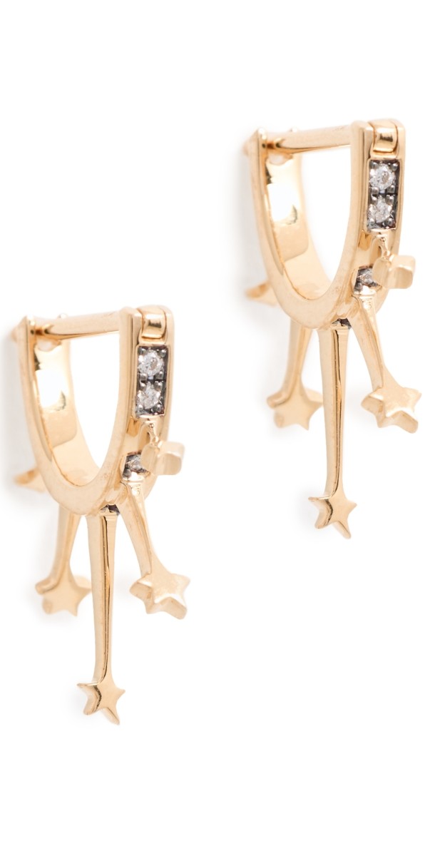 Sorellina Le Stelle Huggies 18K Yellow Gold