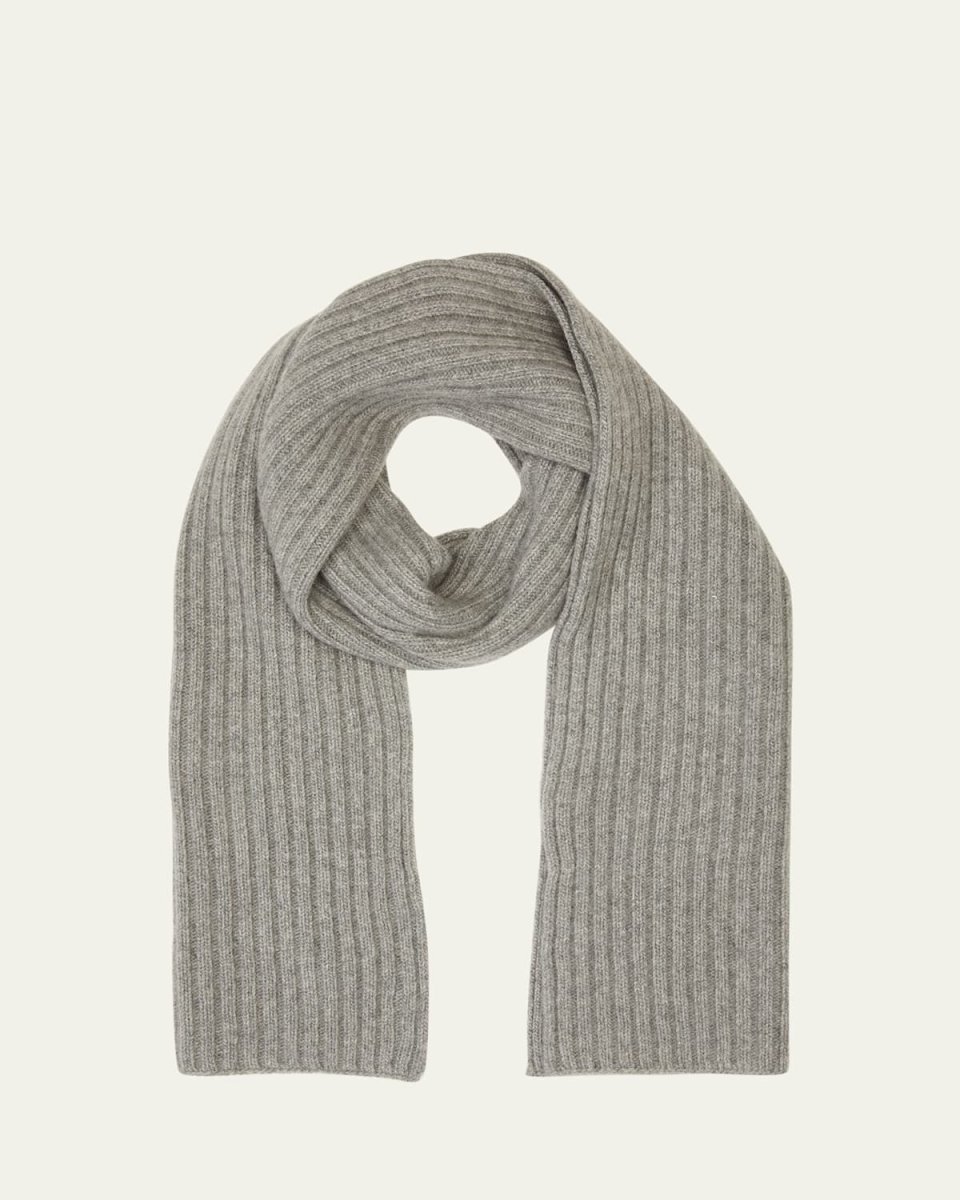 Ribbed Cashmere Scarf