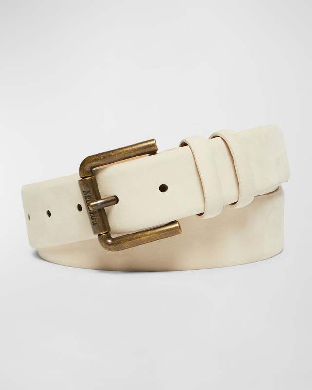 Nubuck Leather Belt