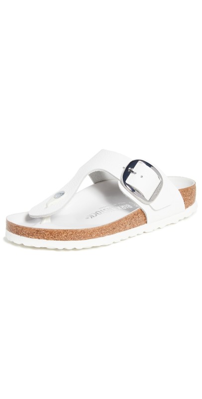 Birkenstock Gizeh Big Buckle Sandals White