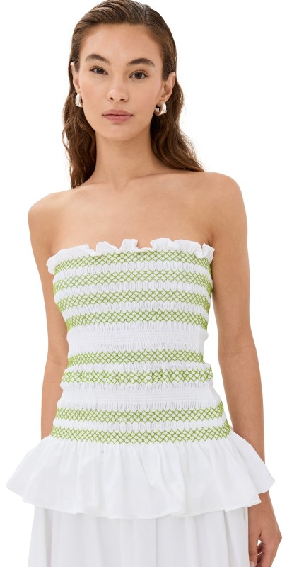 Molly Goddard Lynne Top White