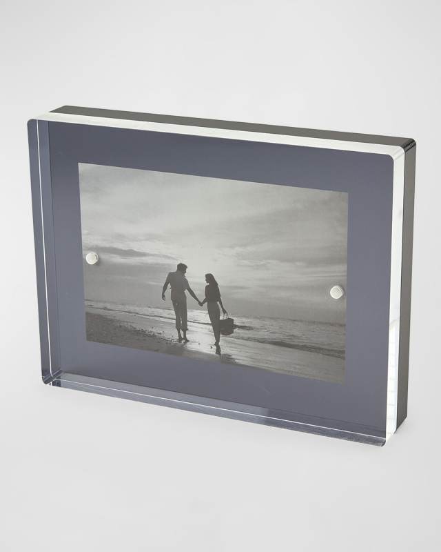 LUCITE FLOATING FRAME, 4" x 6"