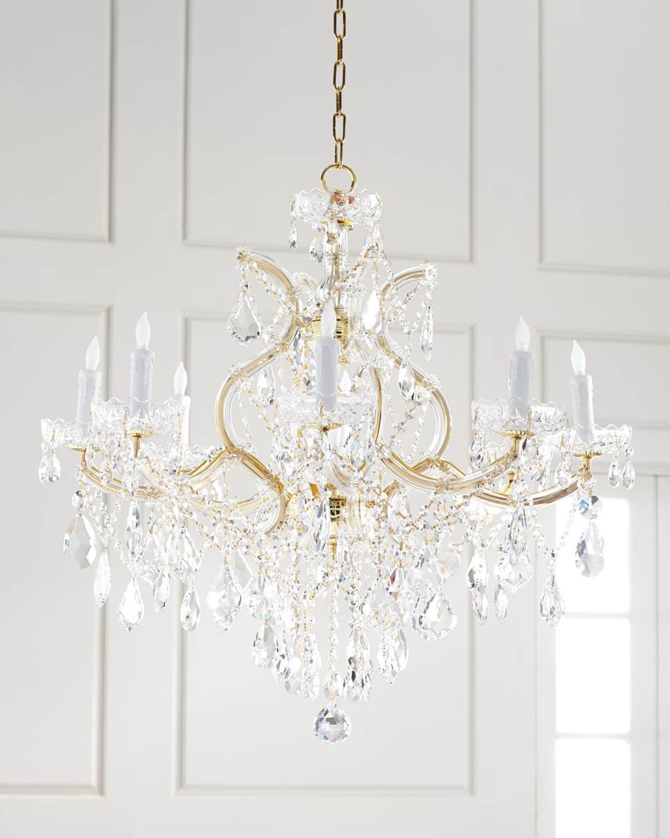 Maria Theresa 9-Light Clear Crystal Chandelier