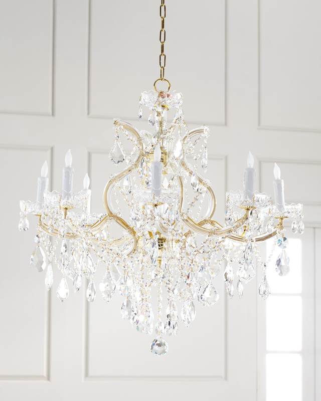 Maria Theresa 9-Light Clear Crystal Chandelier