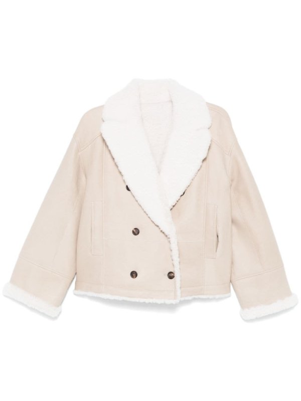 reversible shearling jacket