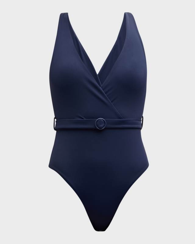Michelle Belted One-Piece Swimsuit