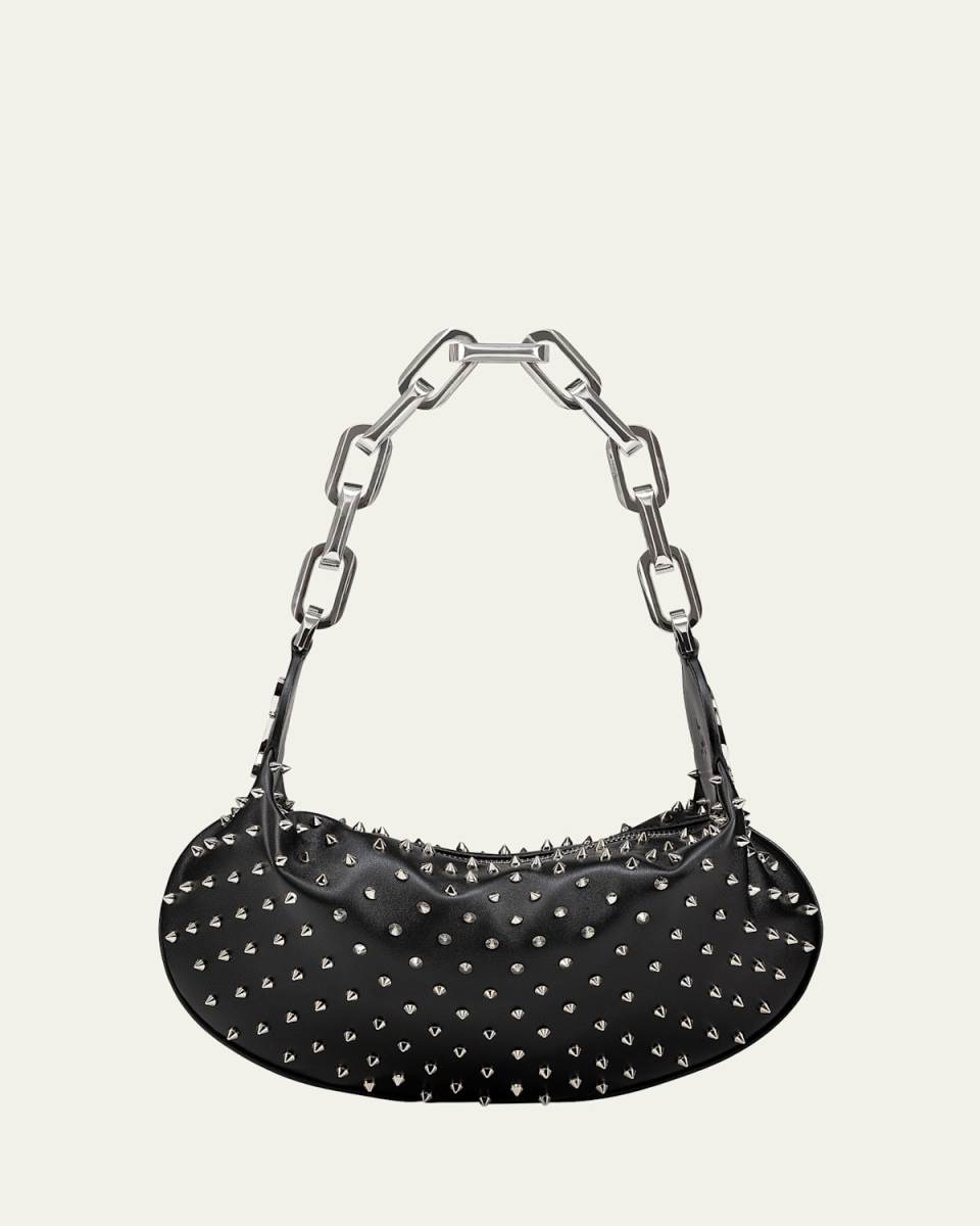 Le 54 Chain Shoulder Bag with Spikes