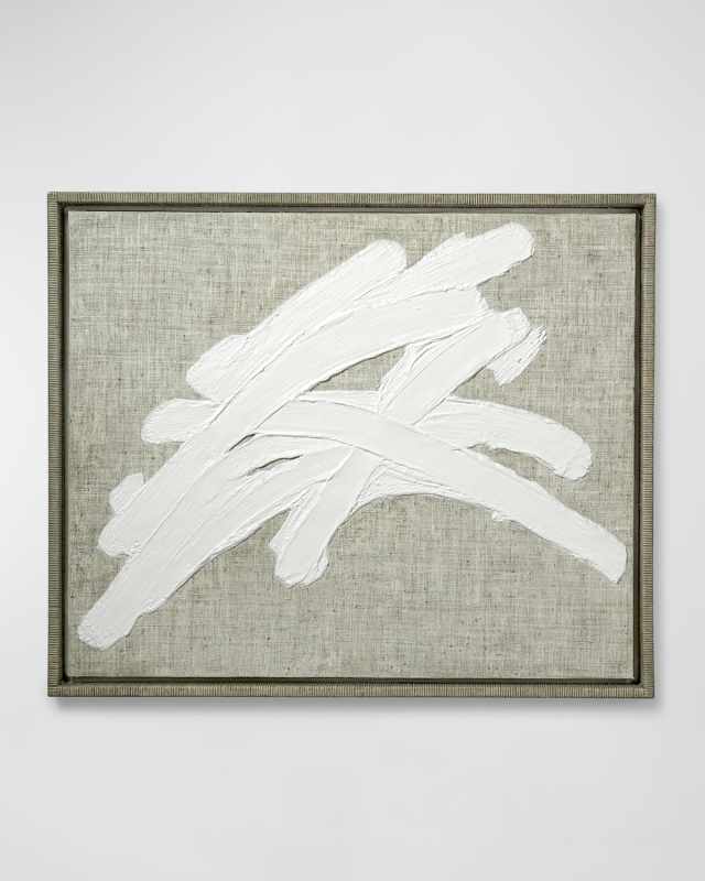 "Plaster Brushstroke I" Wall Decor