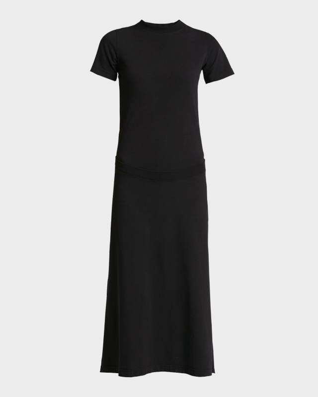 Patched T Shirt Dress