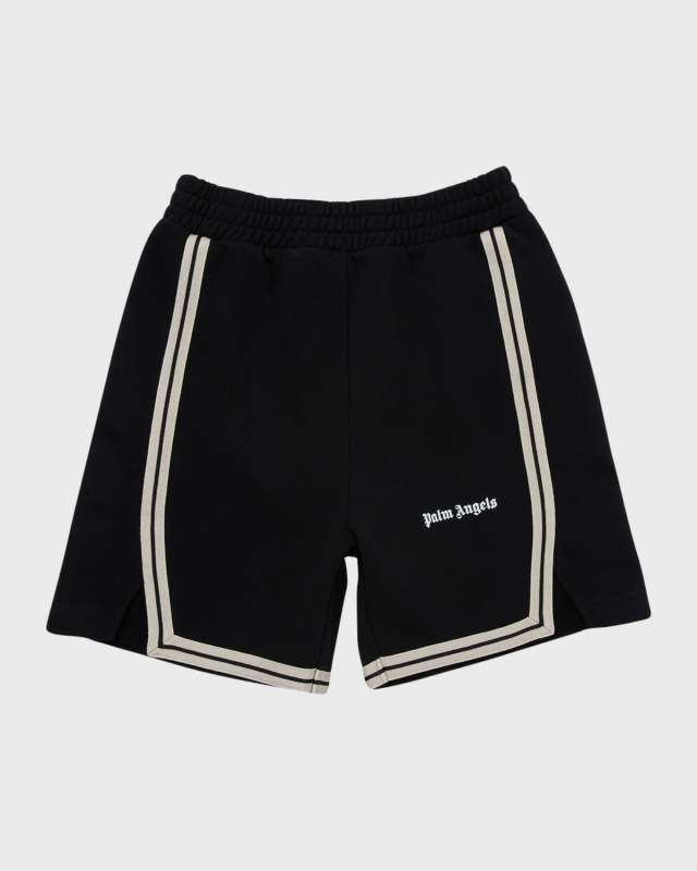Boy's Logo Track Sweatshorts, Size 4-12