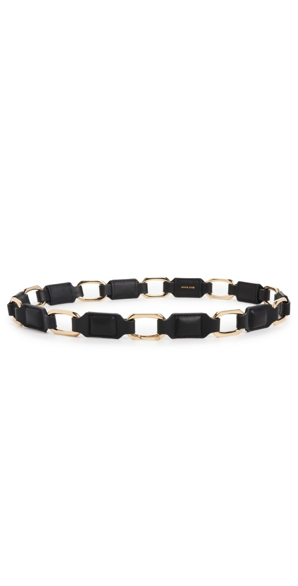 ANINE BING Mini Jody Belt Black