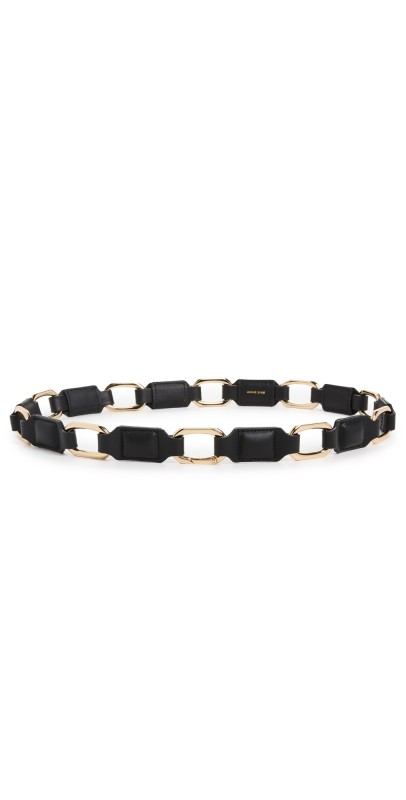 ANINE BING Mini Jody Belt Black