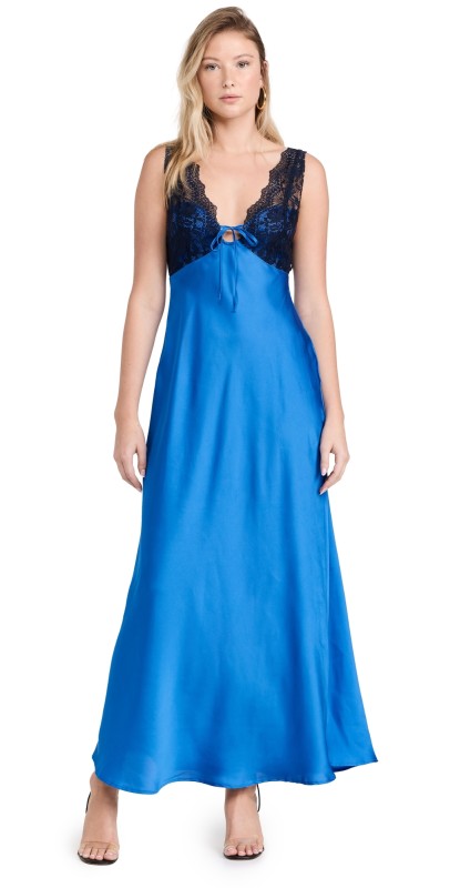 Free People Countryside Maxi Slip Campanula Combo