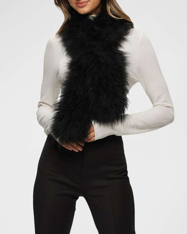 Cashmere Goat Pull-Through Scarf