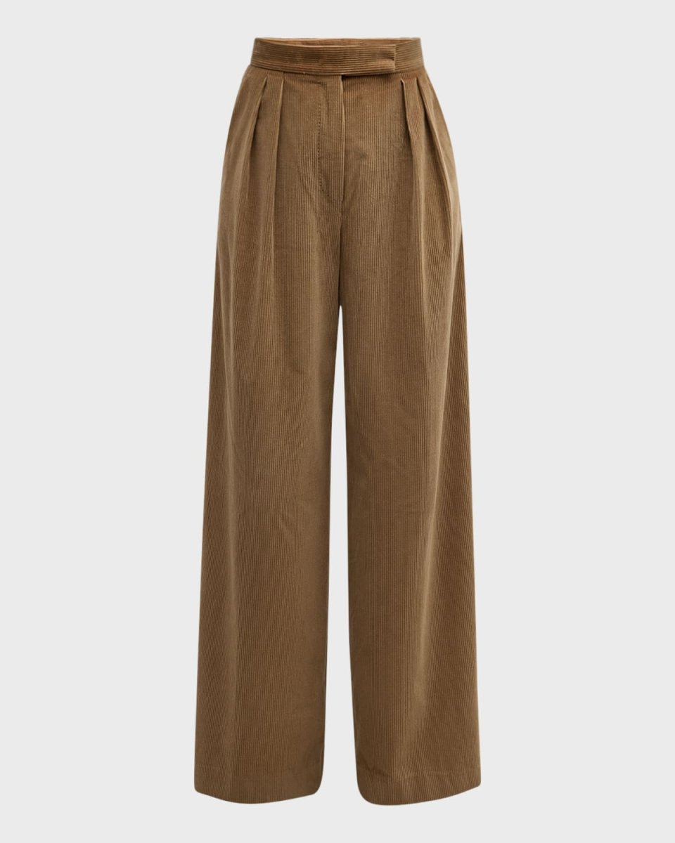 Gilly Wide-Leg Corduroy Trousers