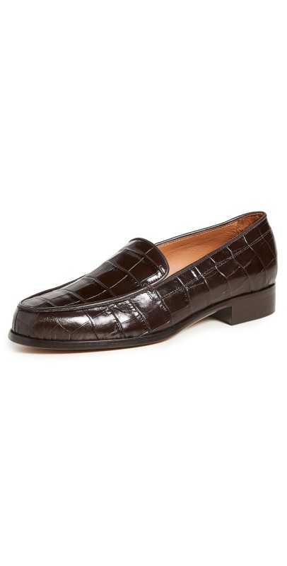Emme Parsons Danielle Loafers Black Croc