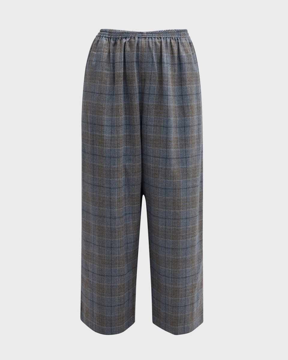 Plaid Japanese Trousers