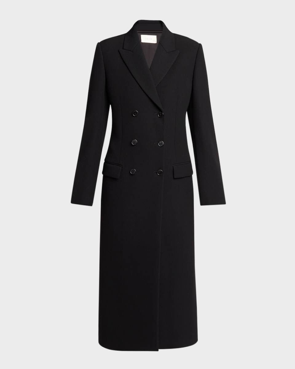 Woody Double-Breasted Wool Coat