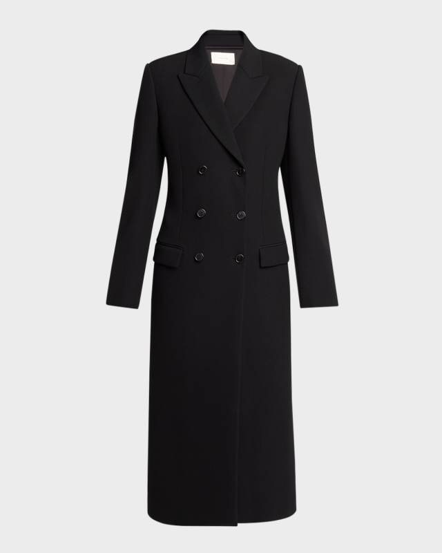 Woody Double-Breasted Wool Coat