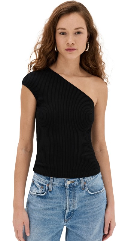 AGOLDE Nessa Tank Black