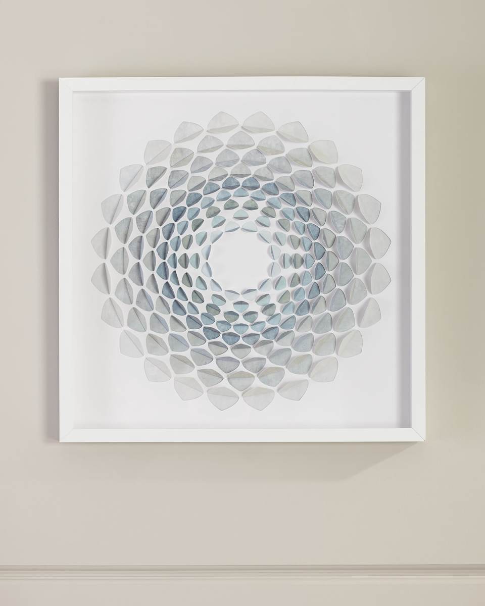 'Aqua Bloom' Wall Art