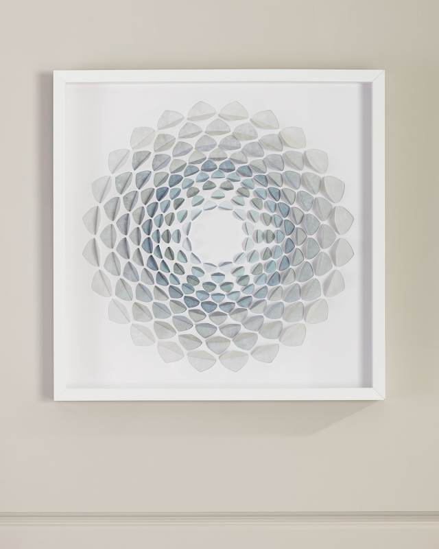 'Aqua Bloom' Wall Art