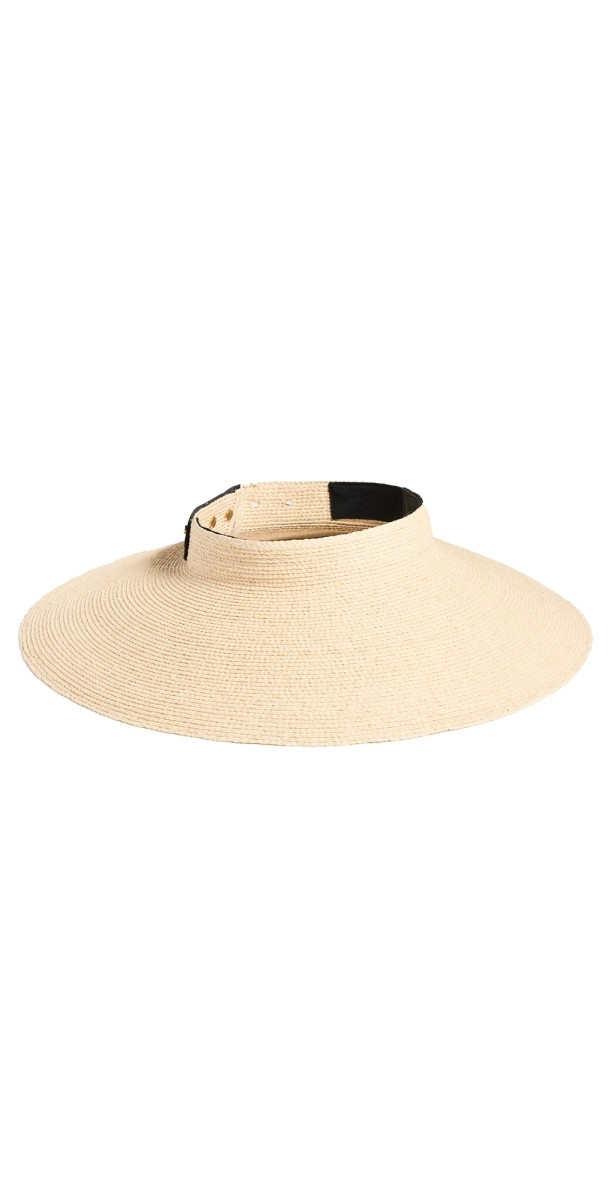 Janessa Leone Birdie Visor Natural