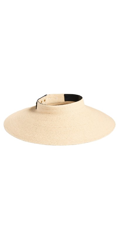 Janessa Leone Birdie Visor Natural