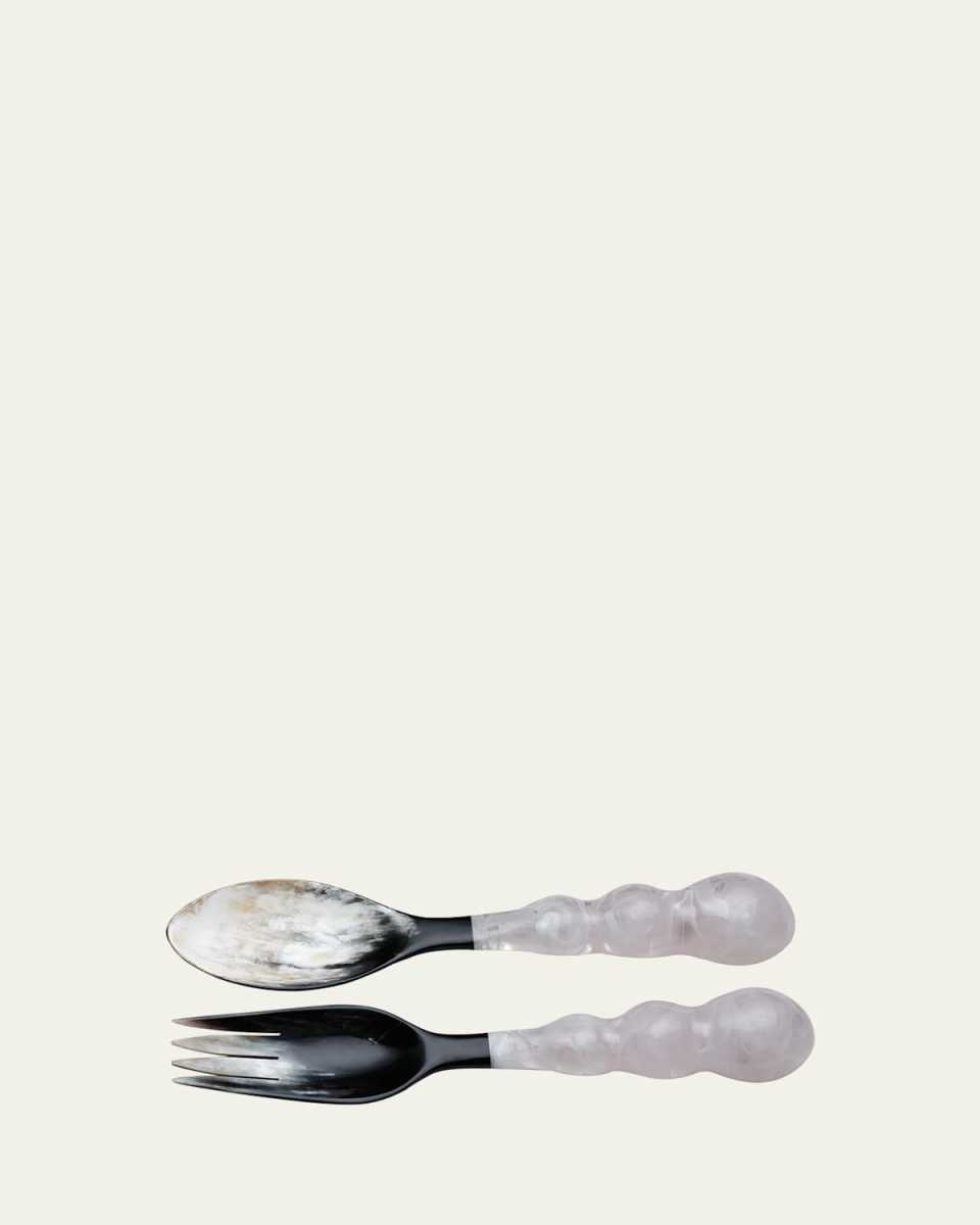 Mardi Gras Servers, White