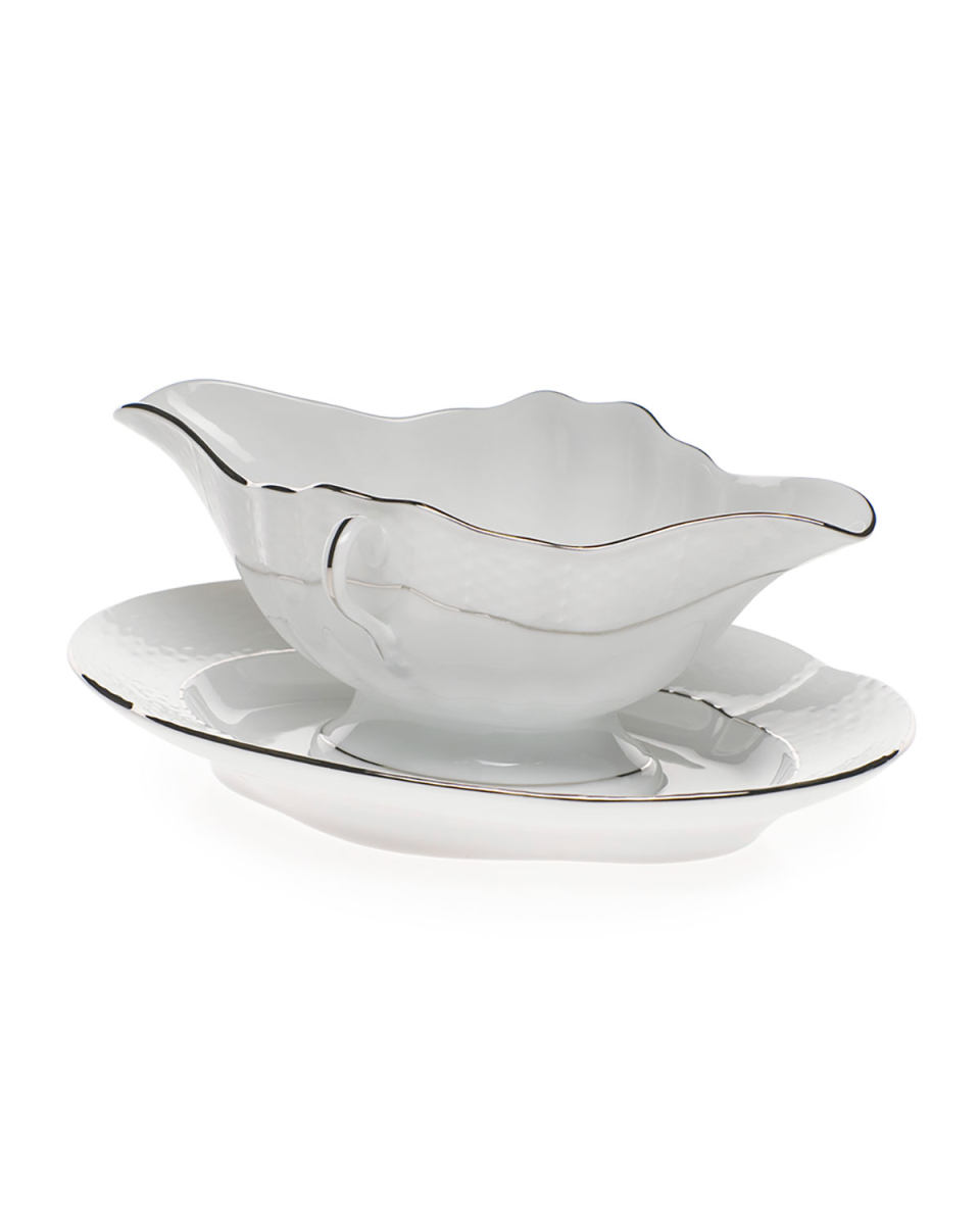 Platinum Edge Gravy Boat