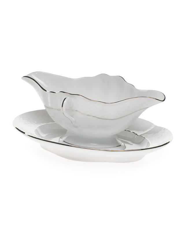 Platinum Edge Gravy Boat