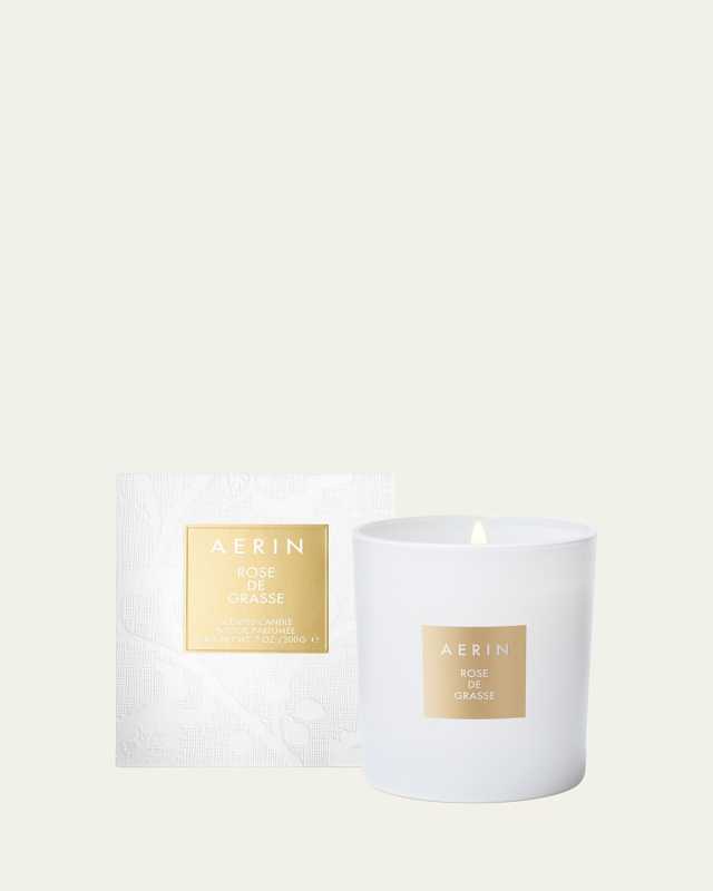 Rose de Grasse Scented Candle, 7 oz.