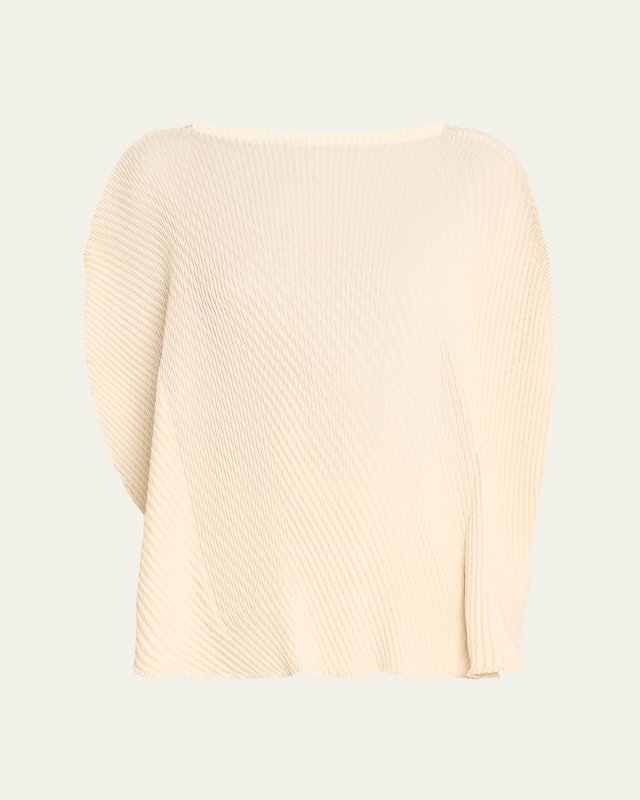 Orbicular Pleats Top