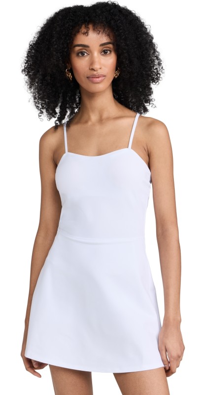 Alo Yoga Alosoft Courtside Tennis Dress White