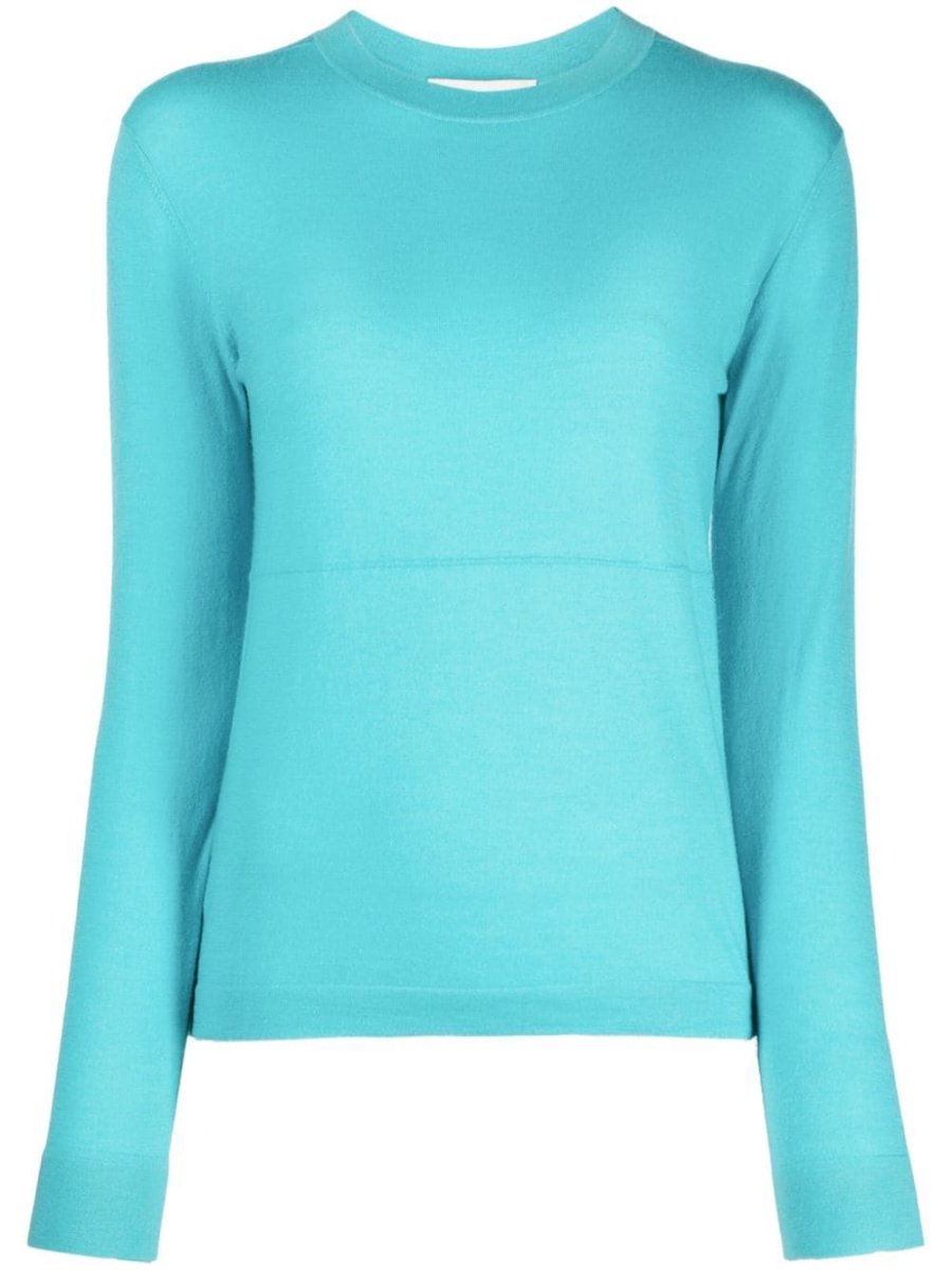 crew-neck cashmere jumper