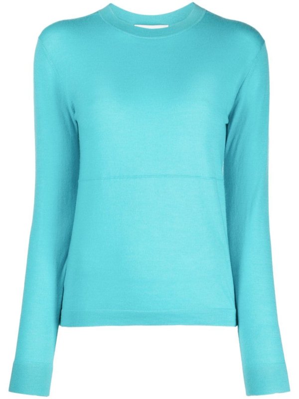 crew-neck cashmere jumper