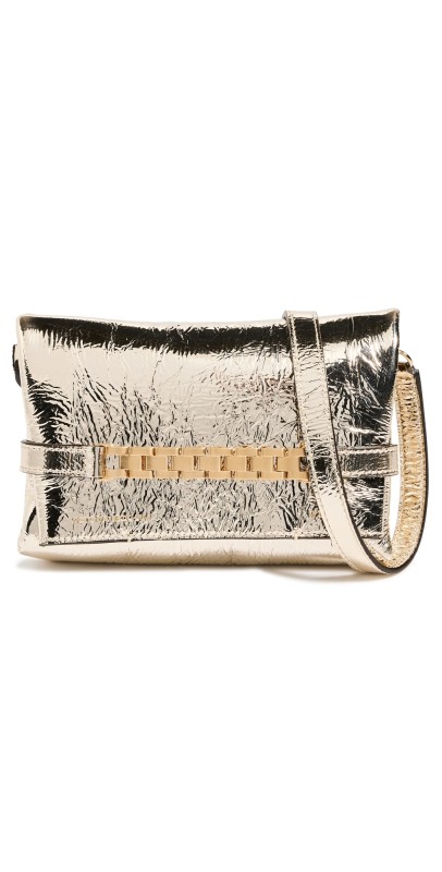Victoria Beckham Mini Chain Pouch Platinum