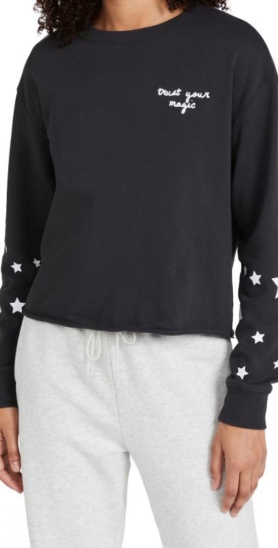 Spiritual Gangster Mazzy Pullover Sweatshirt Vintage Black