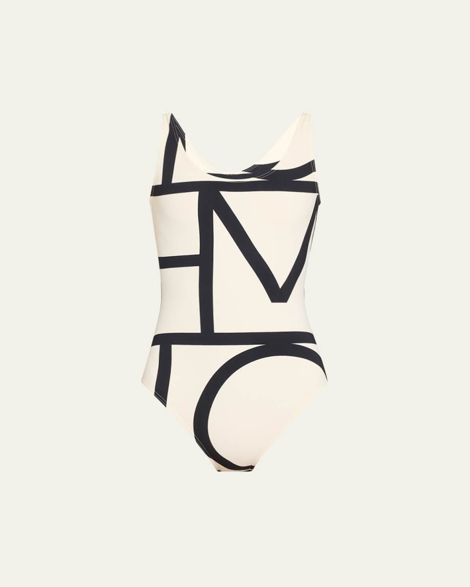 Monogram One-Piece Swimsuit