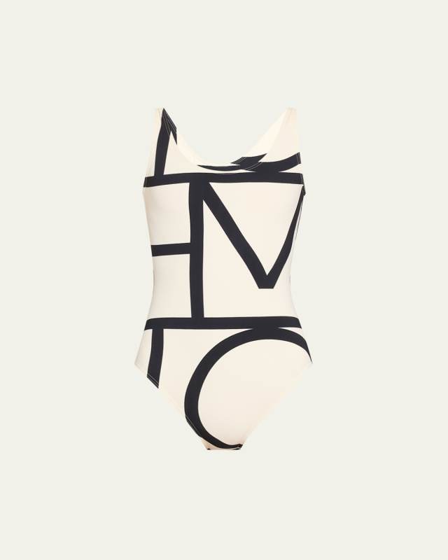 Monogram One-Piece Swimsuit