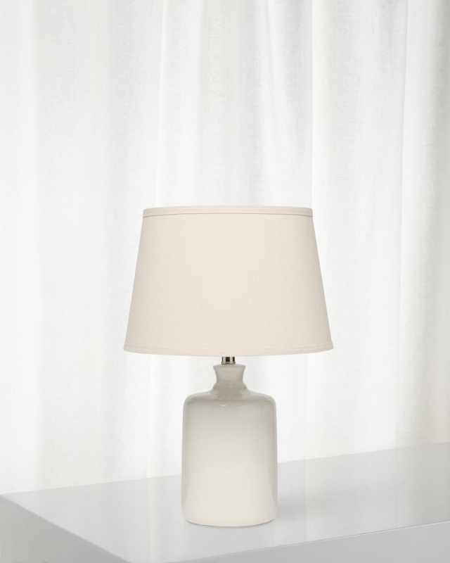 Milk Jug Table Lamp, Winter White
