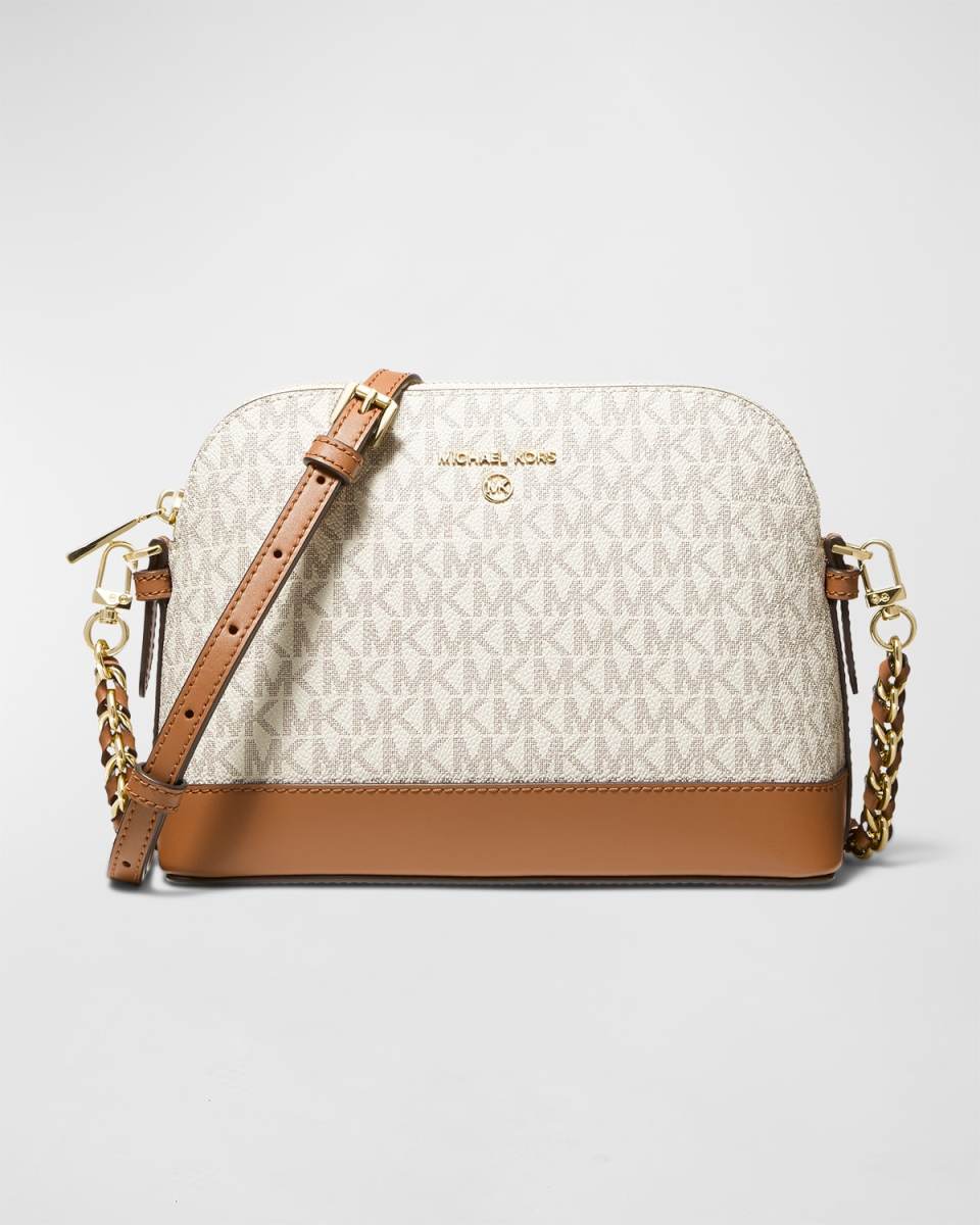 Jet Set Charm Large Dome Monogram Crossbody Bag