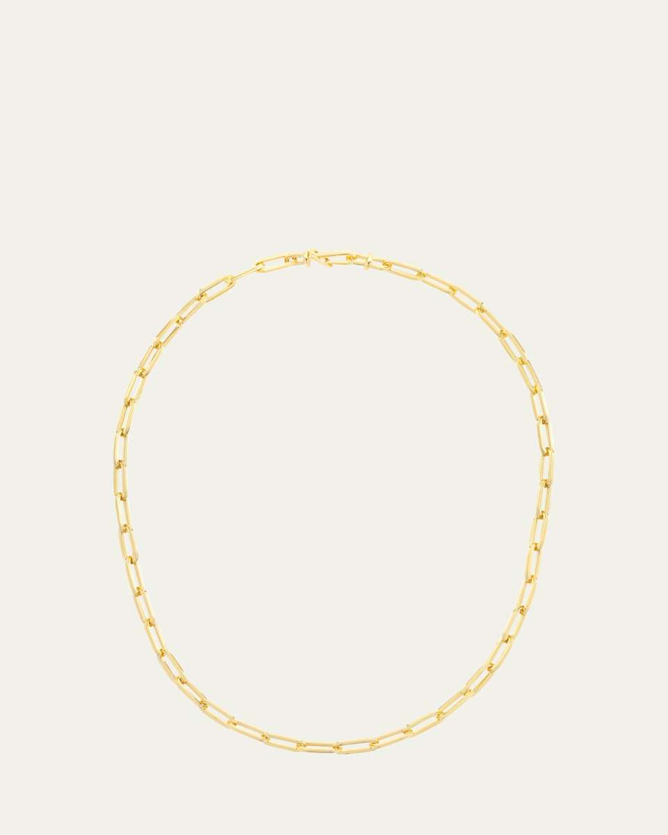 18K Yellow Gold Lien Or Short Necklace