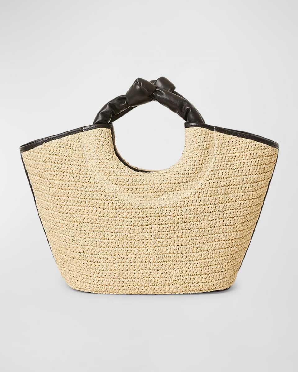 Florian Straw Tote Bag