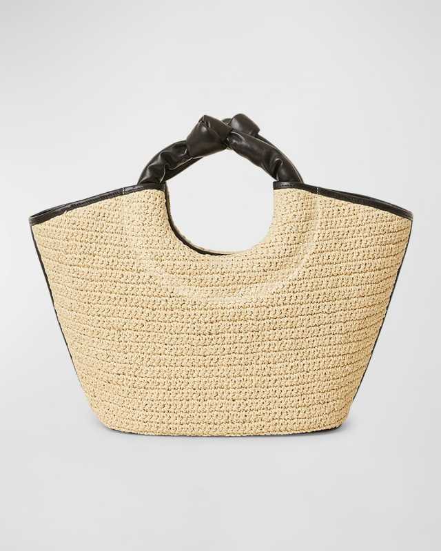 Florian Straw Tote Bag