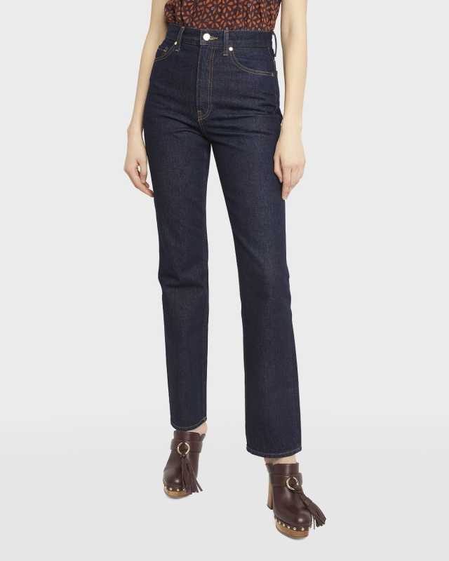The Agnes Straight-Leg Denim Jeans