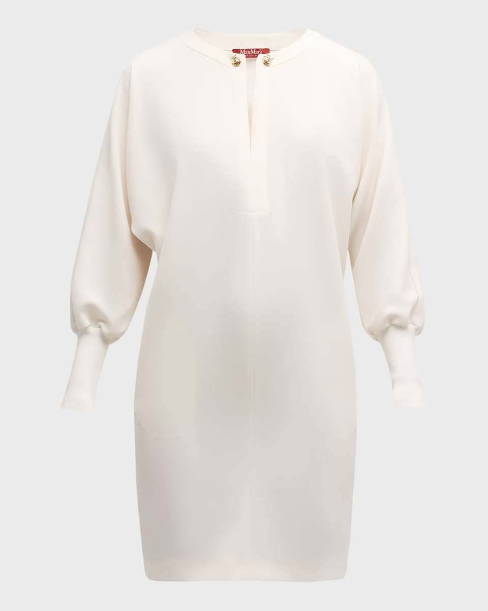 Asti Chain-Embellished Cutout Mini Shift Dress